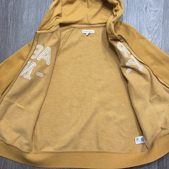Yellow Aeropostale Zip up hoodie - Picture 6 of 6